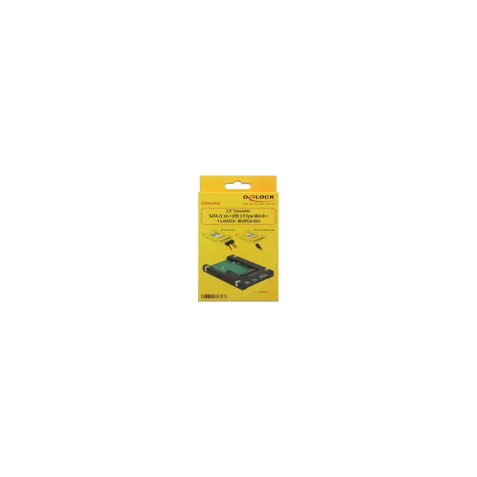 2.5? Konverter SATA 22 Pin USB 2.0 Typ Mini-B to 1 x mSATA Mini PCIe Slot — image 3
