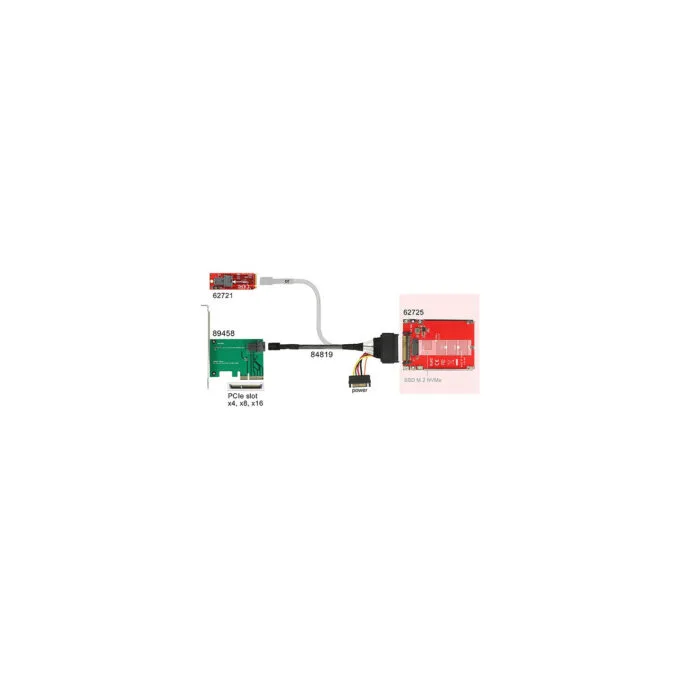 2.5? Konverter U.2 SFF-8639 to M.2 NVMe Key M - 7 mm — image 5