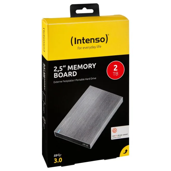 2TB Intenso Memory Board USB3.0 2.5' Anthrazit — image 2