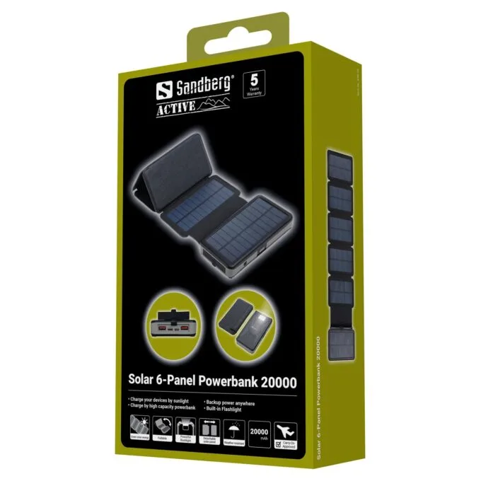 420-73 SANDBERG 6-Panel Solar Powerbank — image 7