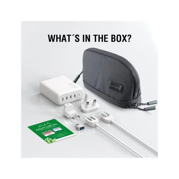 4smarts Ladegert GaN Flex Pro 200W 4 USB-C. Travel — image 3