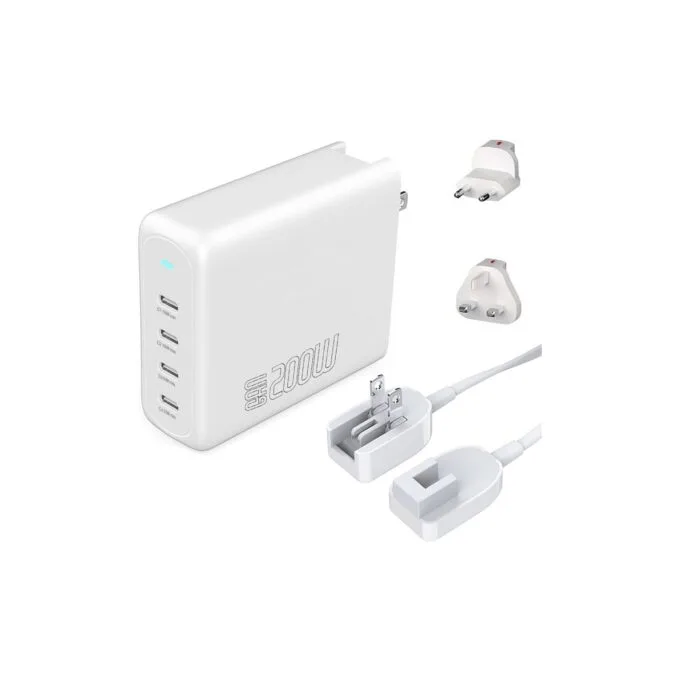 4smarts Ladegert GaN Flex Pro 200W 4 USB-C. Travel — image 1