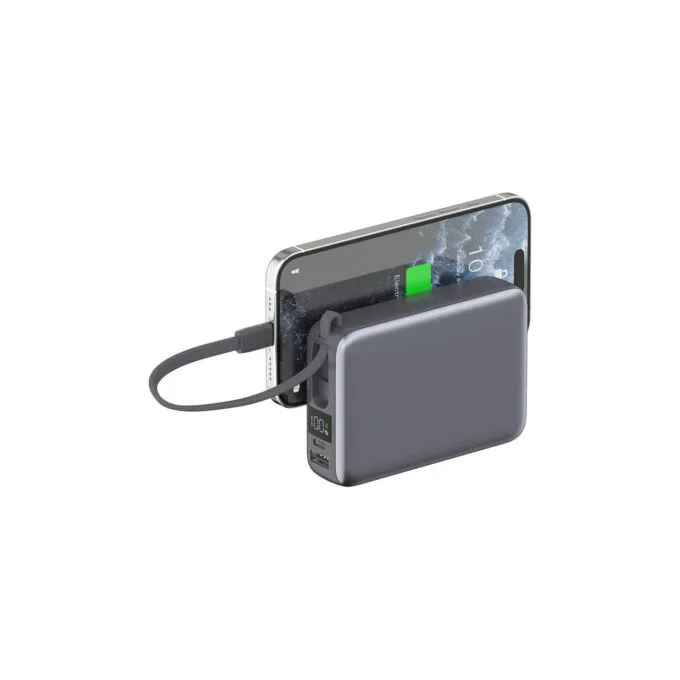 4smarts Powerbank Pocket Dual Cord 20000mAh 22.5W. spacegrau — image 3
