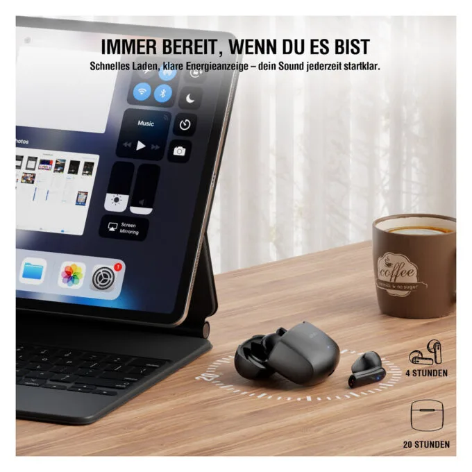 4smarts Wireless Headset SkyBuds Air. schwarz — image 6