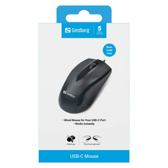 631-04 SANDBERG Maus 3Tasten Kabel USB-C — image 2