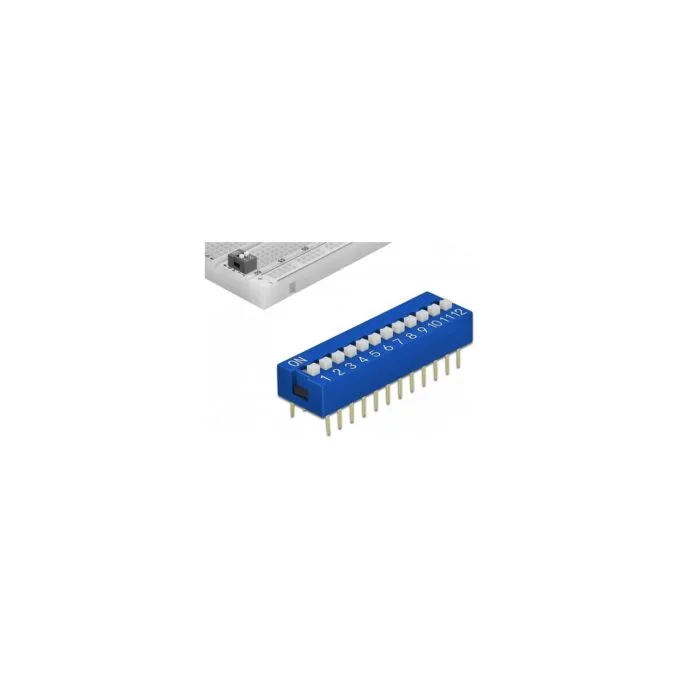 66388 Zubehr fr Leiterplatten DIP-Schalter Blau 10 Stck — image 1