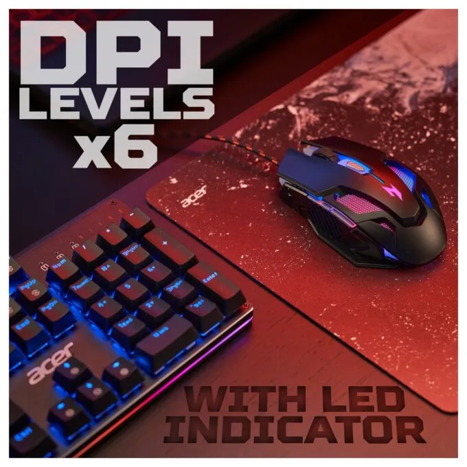 Acer Nitro NMW200 - Retail Pack - Mouse - Ergonomic — image 5