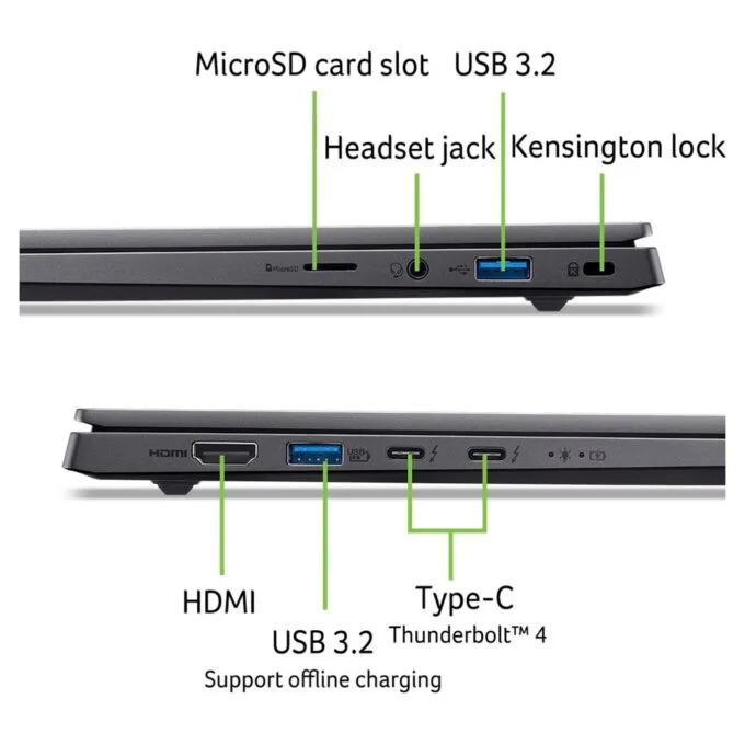 Acer Swift X 14 OLED SFX14-73G-975F CU9-285H 32GB 2TBSSD RTX5070 W11 Home Touch — image 6