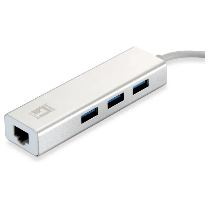 Adapter USB3.0- to RJ45 10 100 1000.3xUSB3.0 0.15m si — image 2