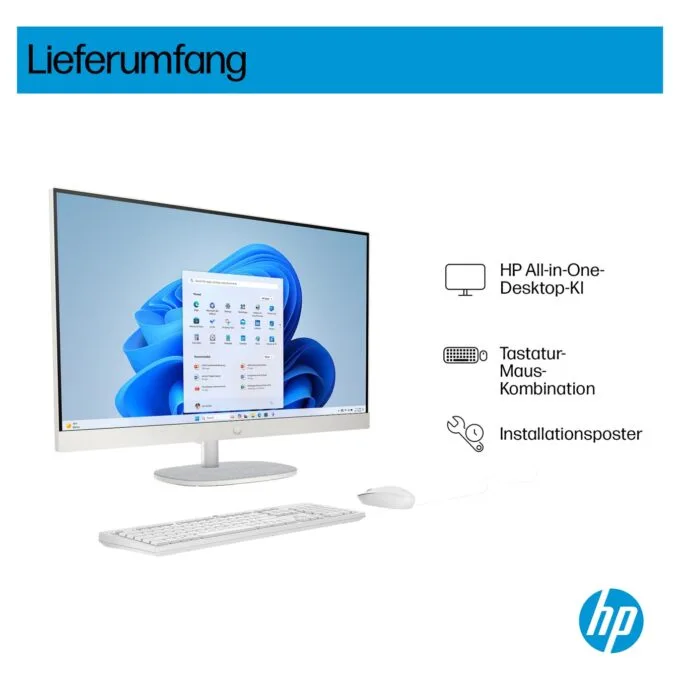 AIO HP 27-cr2255ng CU5 225U 16GB 512SSD W11 Home White — image 4