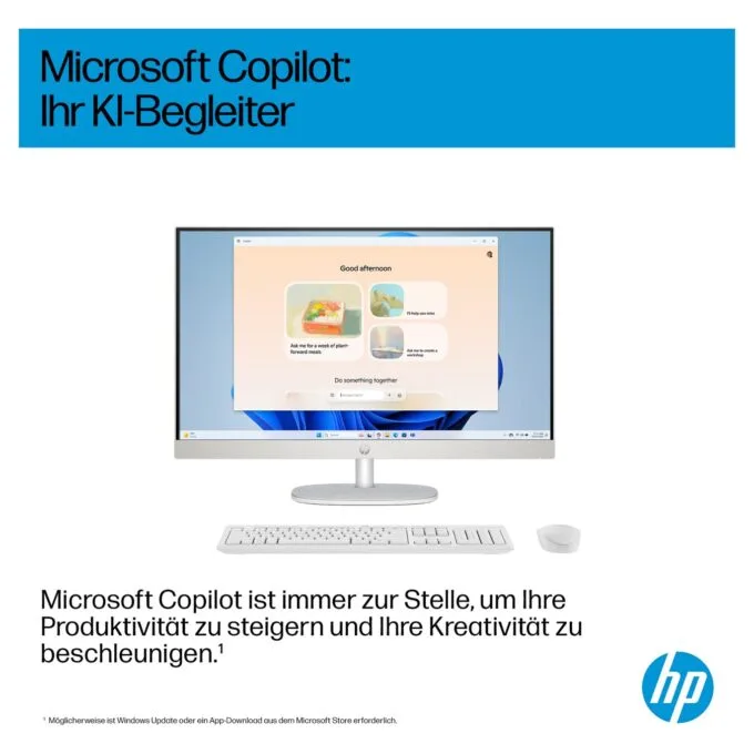 AIO HP 27-cr2275ng CU7 255U 16GB 512SSD W11 Home White — image 7