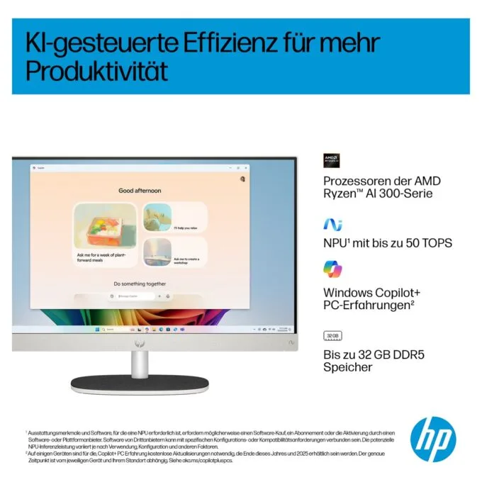 AIO HP 27-ct2073ng RYZ AI 7 350 16GB 512SSD W11 Home — image 9