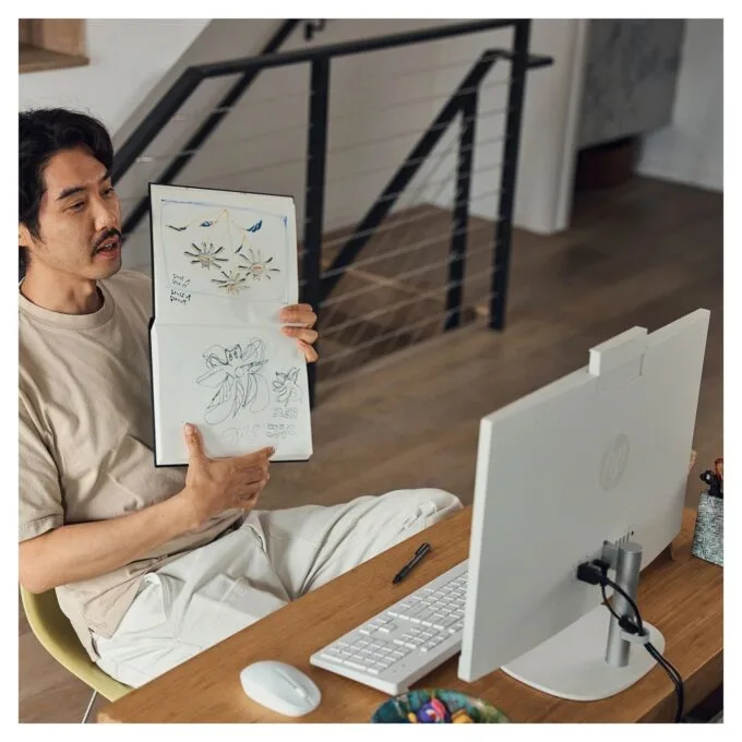 AIO HP All-in-One PC 24-cr0109ng 23,8 RYZ5 7520U 16GB 512SSD W11 Home — image 19