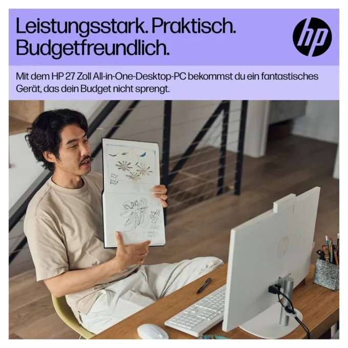 AIO HP All-in-One PC 27-cr0113ng 27 i3-1315U 16GB 512SSD W11 Home — image 4