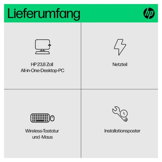AIO HP All-in-One Touch PC 24-cr0241ng 23,8 i3 N300 8GB 512SSD W11 Home — image 5