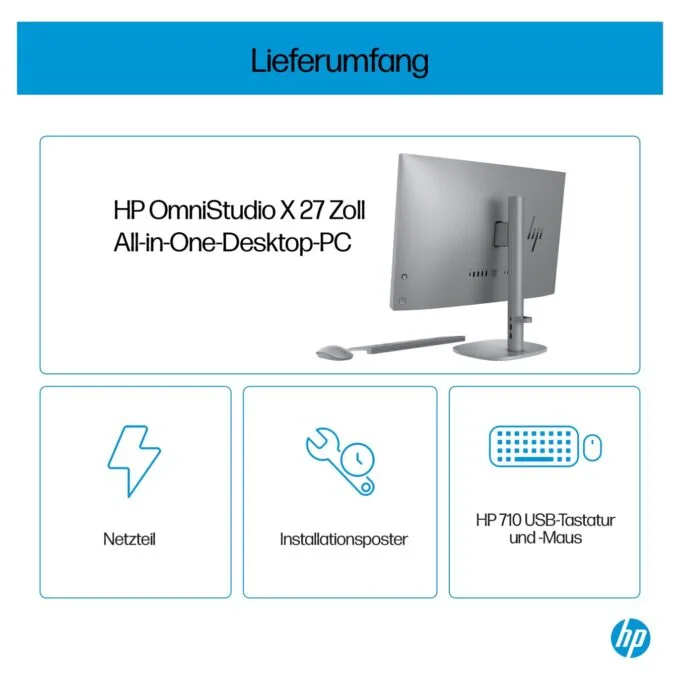 AIO HP OmniStudio X All-in-One PC 27-cs0175ng CU7 155H 32GB 2TBSSD W11 Home — image 4