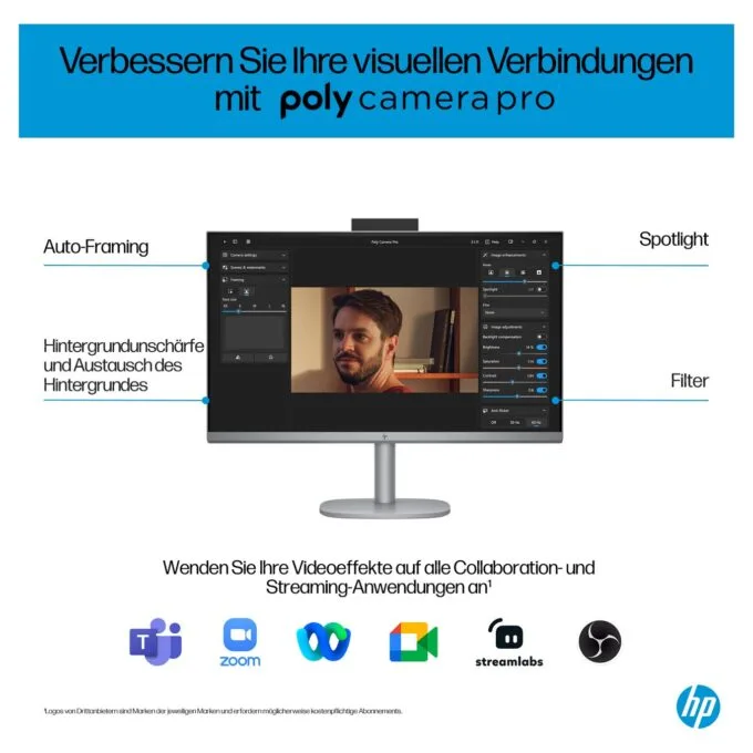 AIO HP OmniStudio X All-in-One PC 27-cs0175ng CU7 155H 32GB 2TBSSD W11 Home — image 9
