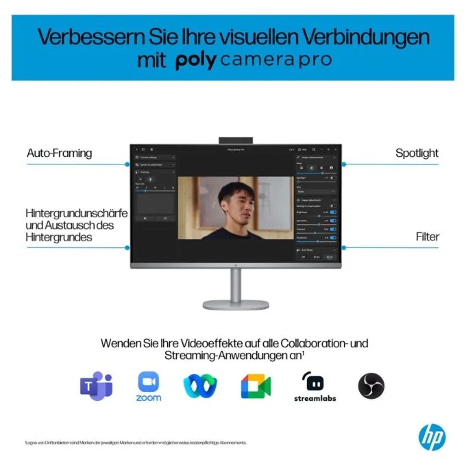 AIO HP OmniStudio X All-in-One PC 32-c0170ng 31,5 CU7 155H 32GB 1TBSSD W11 Home — image 16