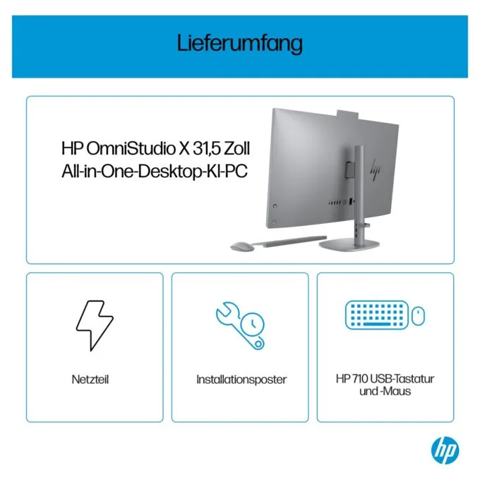 AIO HP OmniStudio X All-in-One PC 32-c0170ng 31,5 CU7 155H 32GB 1TBSSD W11 Home — image 5