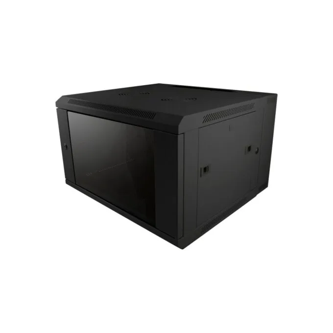 ALLNET Netzwerkschrank 19' 12HE 2-teilig T600mm Schwarz SMB-Serie — image 1