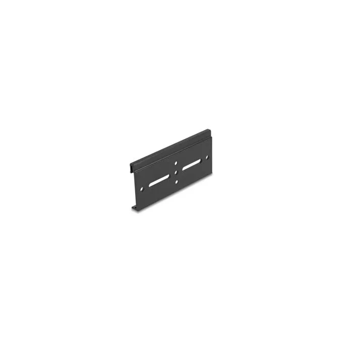 Aluminium Montageclip für Hutschiene 100.0 x 47.8 mm schwarz — image 2