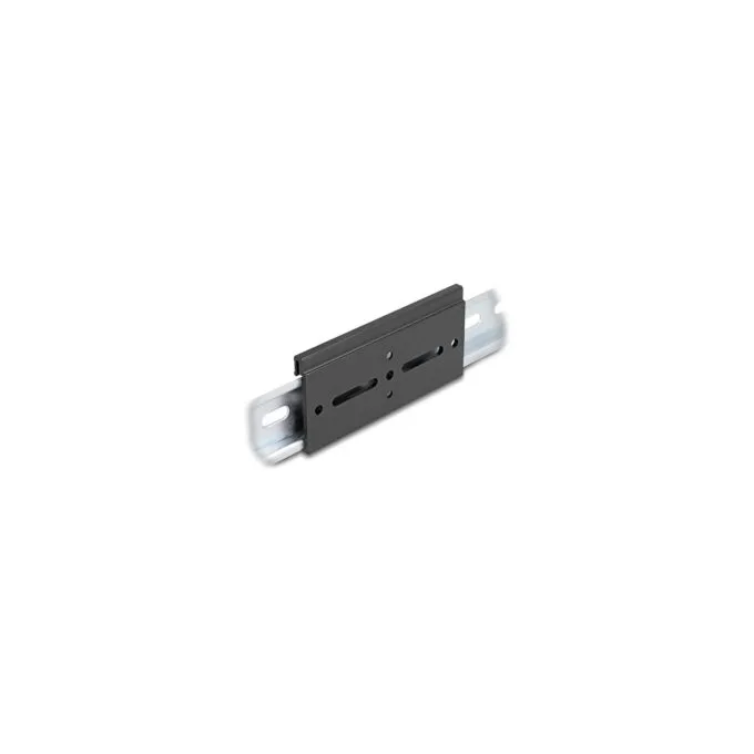Aluminium Montageclip für Hutschiene 100.0 x 47.8 mm schwarz — image 1