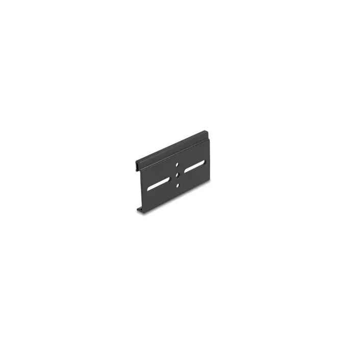 Aluminium Montageclip für Hutschiene 80.0 x 47.8 mm schwarz — image 2