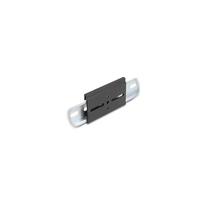 Aluminium Montageclip für Hutschiene 80.0 x 47.8 mm schwarz — image 1