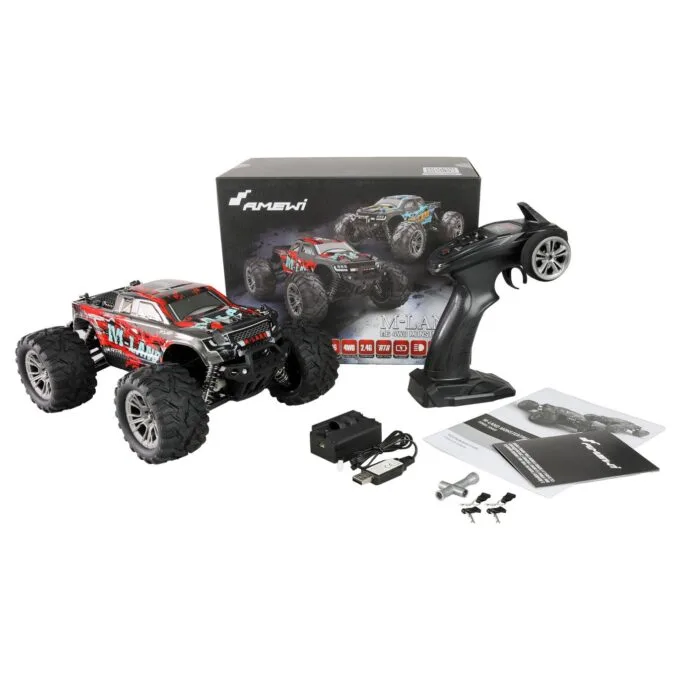 Amewi M-Land Monstertruck 48km h 4WD 1:16 RTR rot — image 2