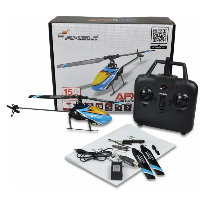 Amewi RC Helikopter AFX4 Li-Po Akku 350mAh blau 14+ — image 2