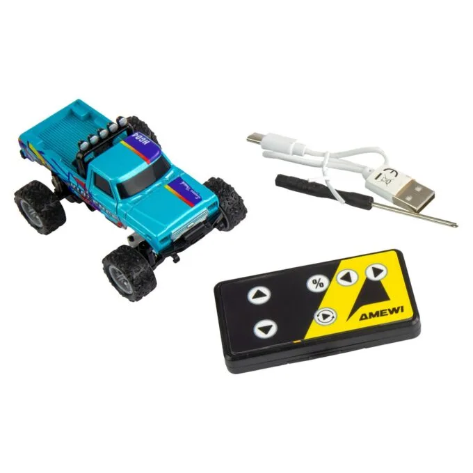 Amewi RC Monstertruck DieCast 1:64 RTR blau 6+ — image 7