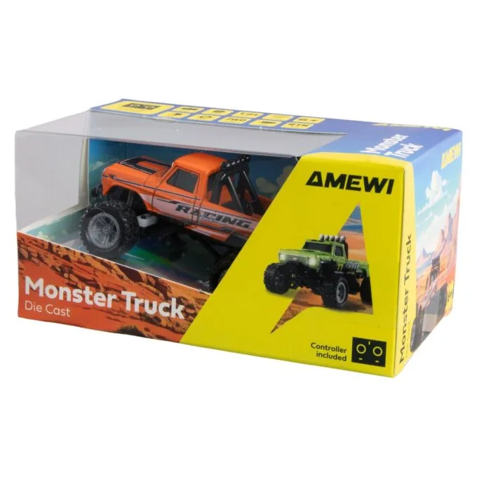 Amewi RC Monstertruck DieCast 1:64 RTR orange 6+ — image 2