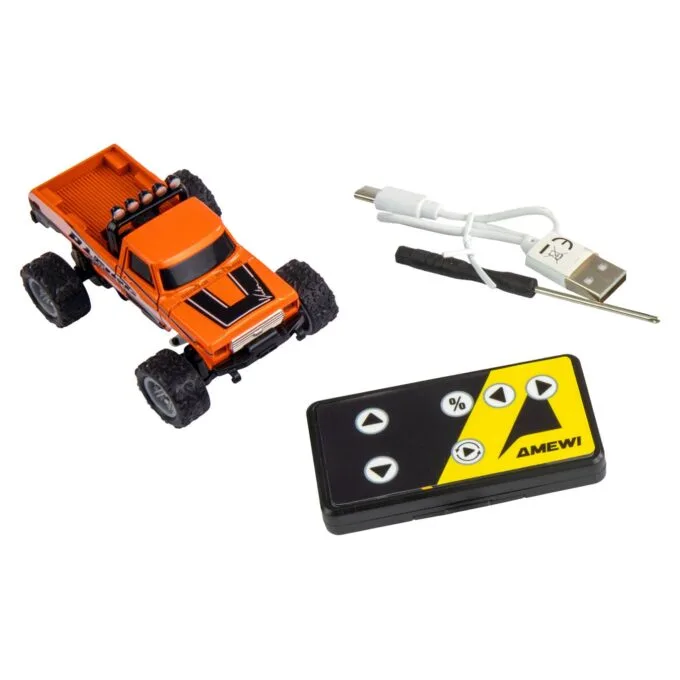 Amewi RC Monstertruck DieCast 1:64 RTR orange 6+ — image 7