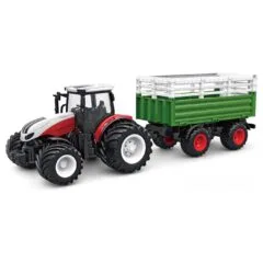 Amewi RC Traktor mit Viehtransporter LiIon 500mAh weiß 6+