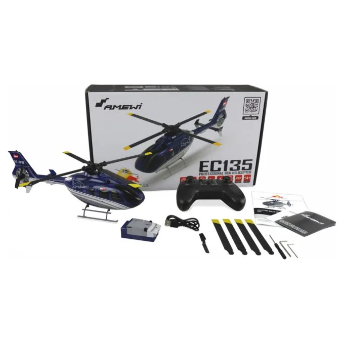 Amewi The Flying Bulls EC135 PRO Brushless 6-Kanal Helikopte — image 2
