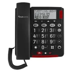 amplicomms BIGTel 48 Plus. Grotastentelefon Dark Grey