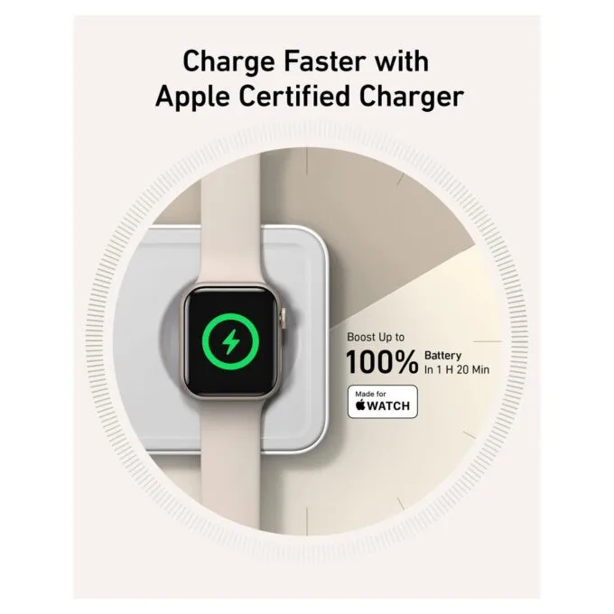 Anker MagGo Magnetic Charger 15W wireless PowerIQ Pad white — image 2
