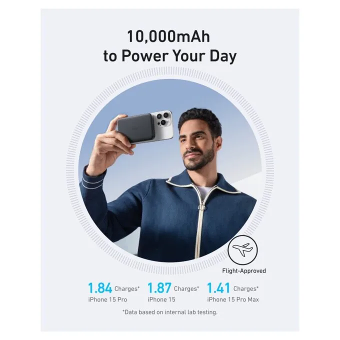 Anker MagGo PowerBank 10.000 mAh Slim magnetic black — image 4
