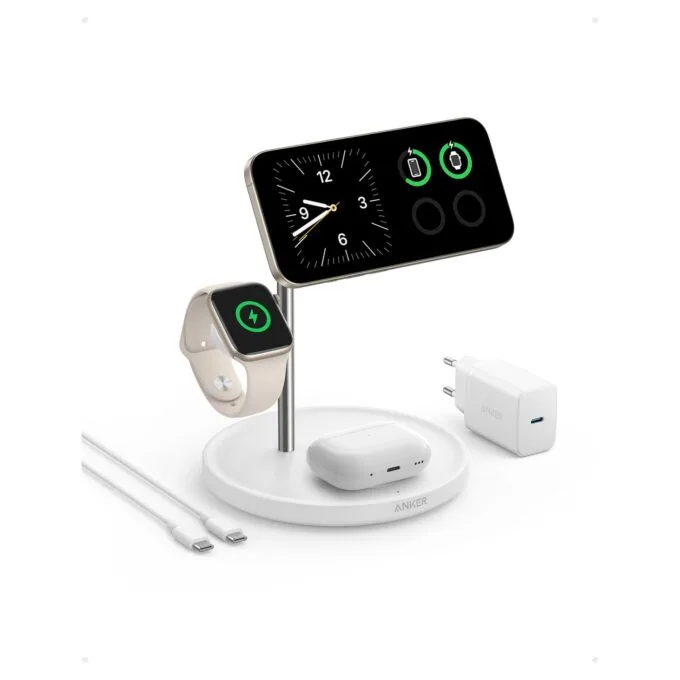 Anker MagGo Wireless Charging Station 3-in-1 faltbar white — image 13