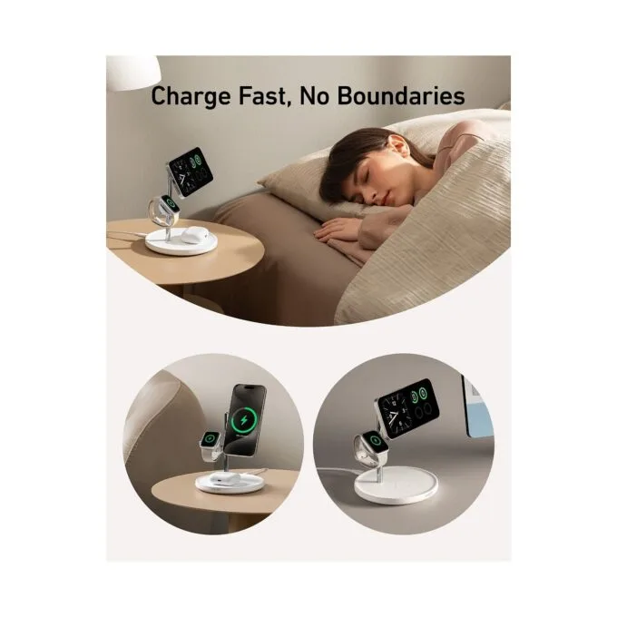 Anker MagGo Wireless Charging Station 3-in-1 faltbar white — image 10
