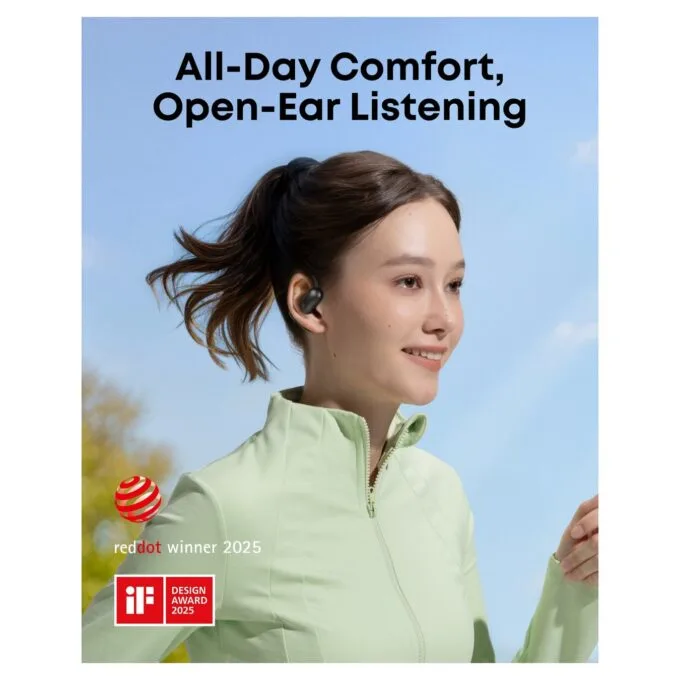 Anker Soundcore AeroFit 2 Kopfhörer, Schwarz, Open-Ear, Kabellos — image 2