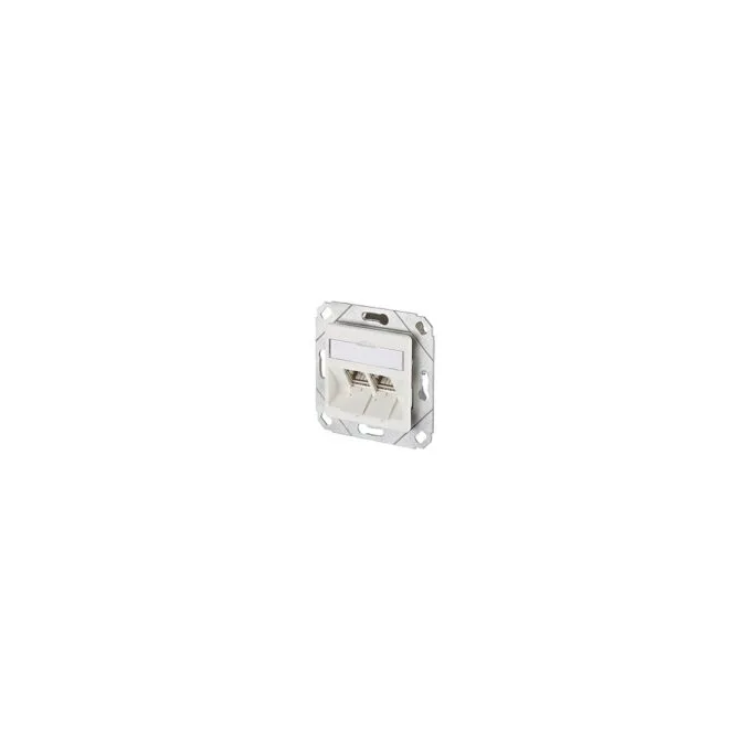 Anschlussdose C6Amodul 2 Port 270 UPk reinweiss — image 1