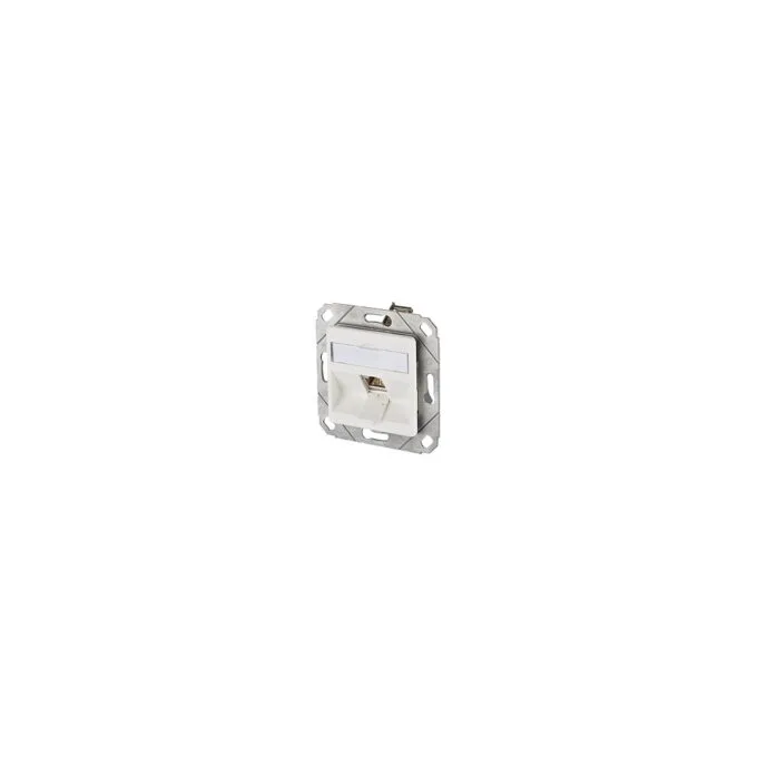 Anschlussdose E-DAT modul 8(8) UPk. reinweiss — image 1