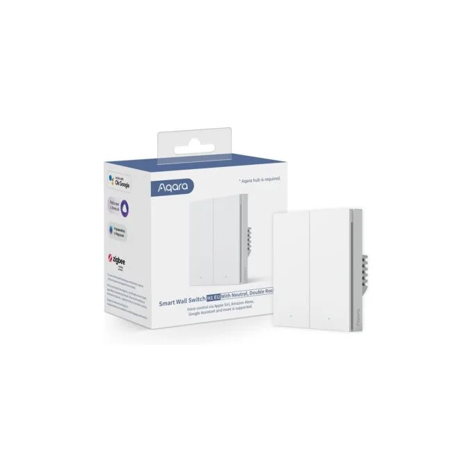 Aqara Smart Wall Switch H1(With Neutral. Double Rocker)(HomeKit) — image 1