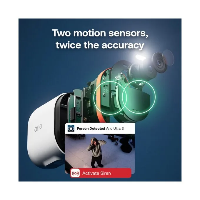 ARLO Ultra 3 Security Camera 4-cam kit + Solar Panel — image 4
