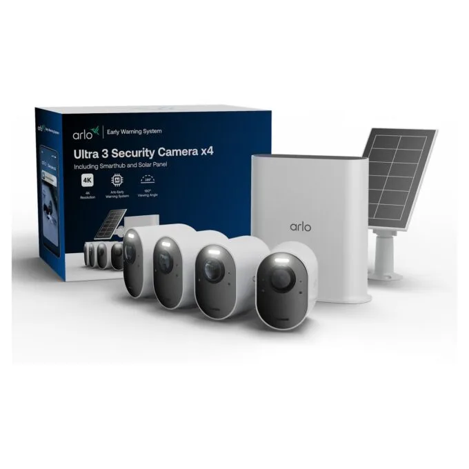 ARLO Ultra 3 Security Camera 4-cam kit + Solar Panel — image 6