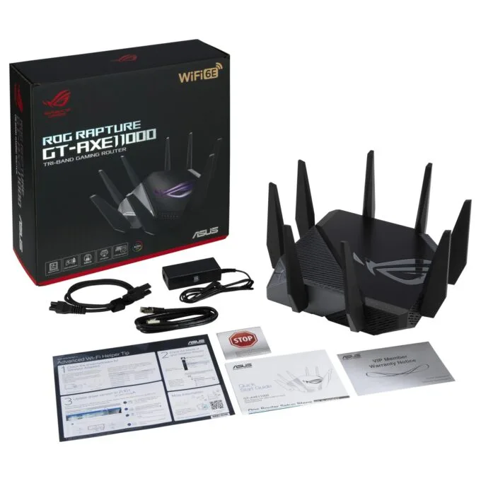 ASUS GT-AXE11000 WiFi-6E Gaming WLAN-Router (90IG06E0-MO1R00) [AiMesh. bis zu 11.000 Mbit s. 6GHz Frequenzband. 2.5G ... — image 5