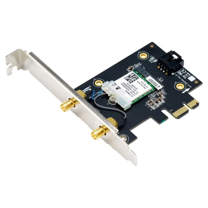 ASUS PCE-BE6500 WiFi 7 Bluetooth 5.4 Adapter BE6500 Triband. PCI Express. 2x Externe Antenne — image 3