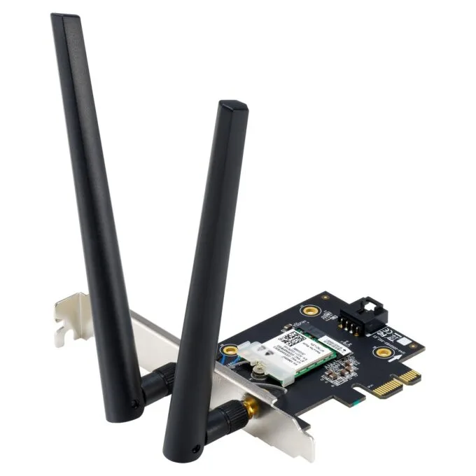 ASUS PCE-BE6500 WiFi 7 Bluetooth 5.4 Adapter BE6500 Triband. PCI Express. 2x Externe Antenne — image 1