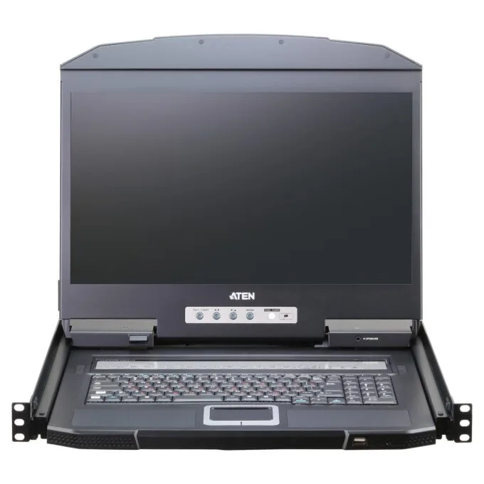 ATEN CL3116NX KVM-Switch. 18.5Zoll TFT. VGA. PS 2-USB. 16 Port. CH-Layout — image 2